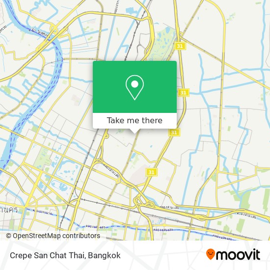 Crepe San Chat Thai map