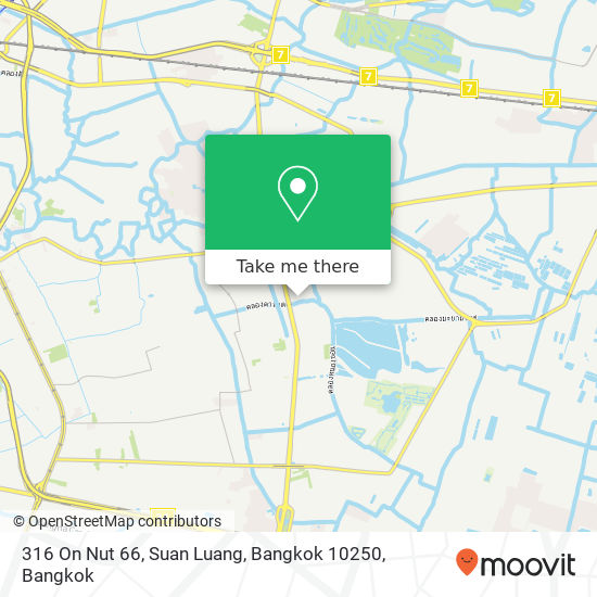 316 On Nut 66, Suan Luang, Bangkok 10250 map