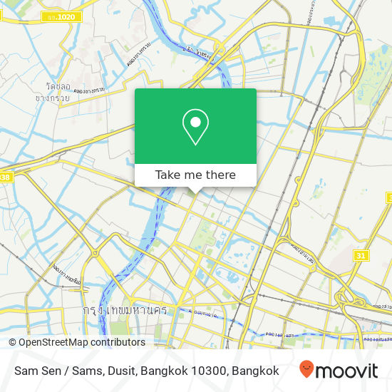 Sam Sen / Sams, Dusit, Bangkok 10300 map
