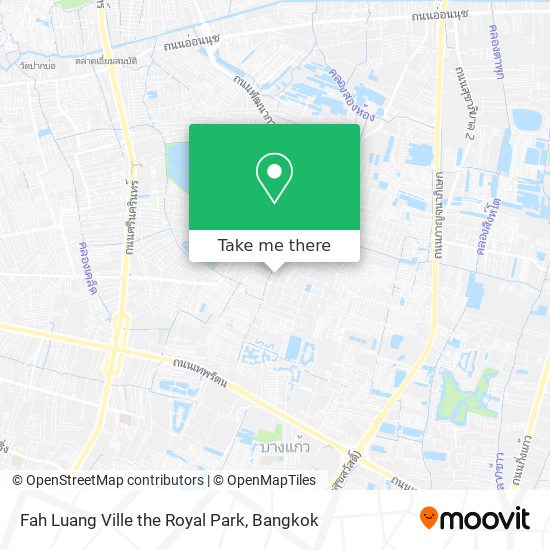 Fah Luang Ville the Royal Park map