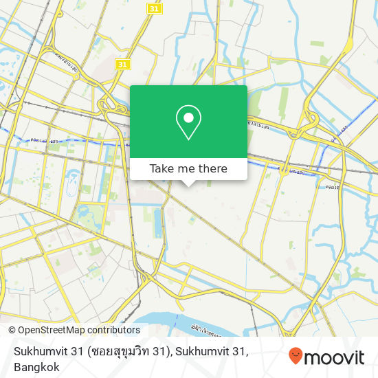 Sukhumvit 31 (ซอยสุขุมวิท 31), Sukhumvit 31 map