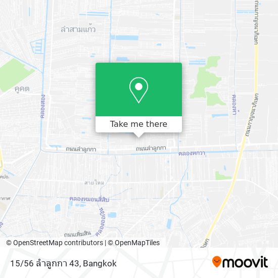 15/56 ลำลูกกา 43 map