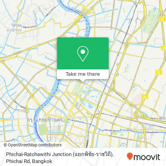 Phichai-Ratchawithi Junction (แยกพิชัย-ราชวิถี), Phichai Rd map