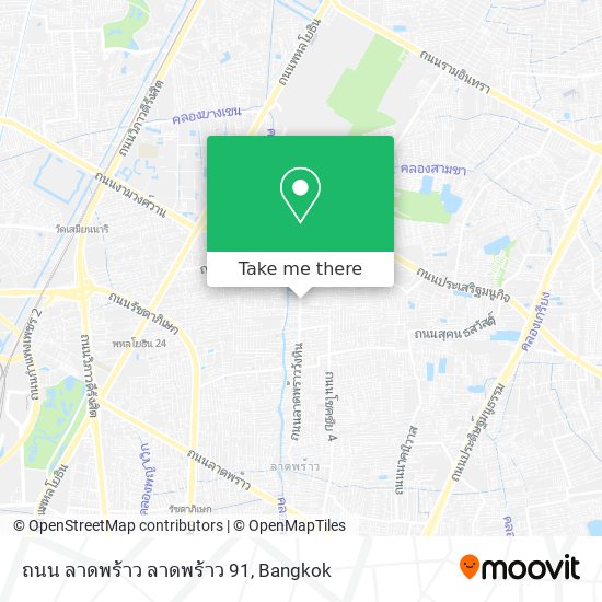 ถนน ลาดพร้าว ลาดพร้าว 91 map