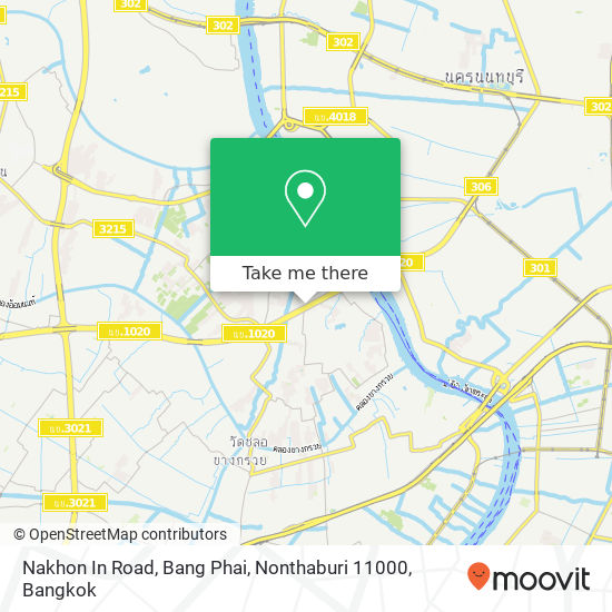 Nakhon In Road, Bang Phai, Nonthaburi 11000 map