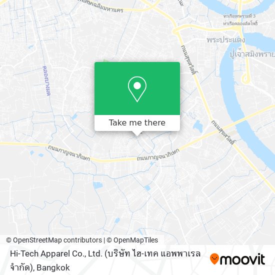 Hi-Tech Apparel Co., Ltd. (บริษัท ไฮ-เทค แอพพาเรล จำกัด) map