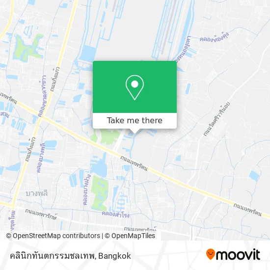 คลินิกทันตกรรมชลเทพ map