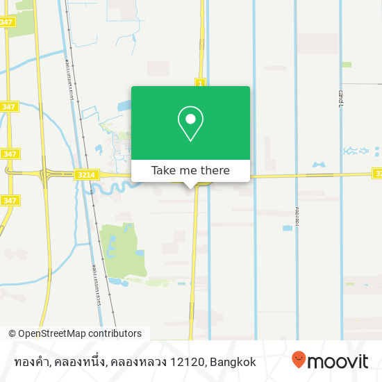 ทองคำ, คลองหนึ่ง, คลองหลวง 12120 map