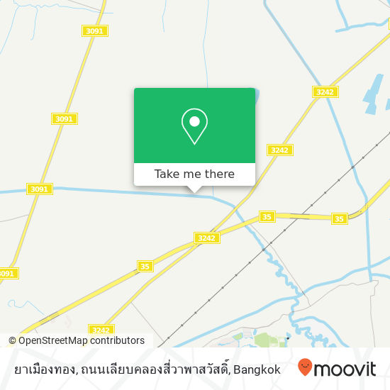 ยาเมืองทอง, ถนนเลียบคลองสี่วาพาสวัสดิ์ map