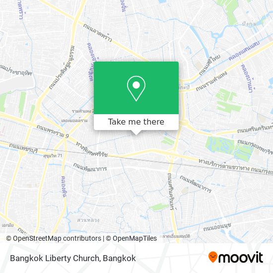 Bangkok Liberty Church map