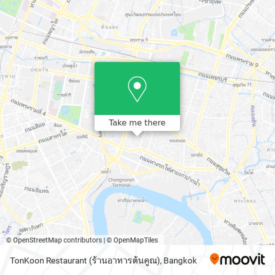 TonKoon Restaurant (ร้านอาหารต้นคูณ) map