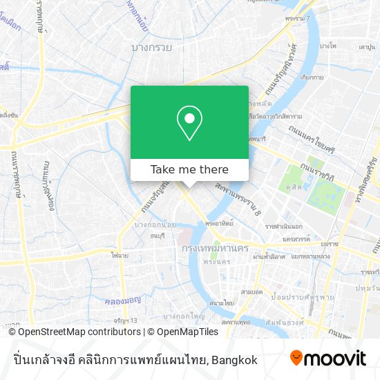 ปิ่นเกล้าจงอี คลินิกการแพทย์แผนไทย map