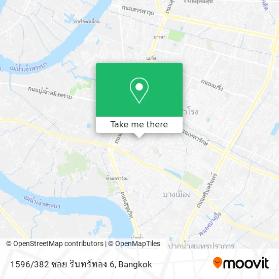 1596/382 ซอย รินทร์ทอง 6 map
