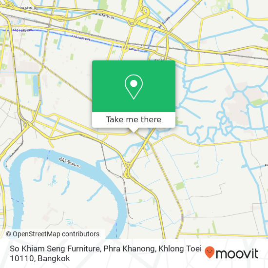 So Khiam Seng Furniture, Phra Khanong, Khlong Toei 10110 map