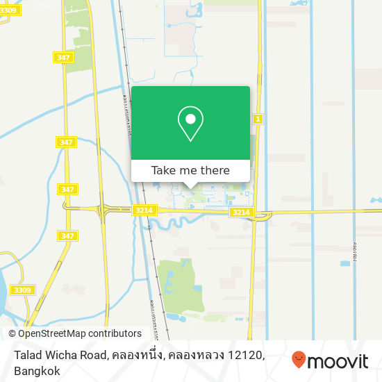Talad Wicha Road, คลองหนึ่ง, คลองหลวง 12120 map