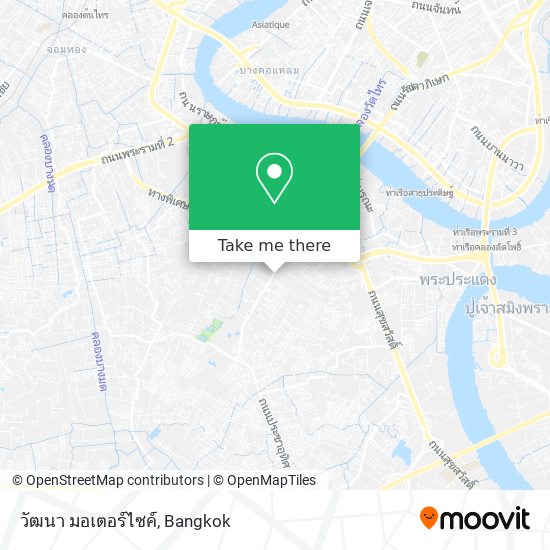 วัฒนา มอเตอร์ไซค์ map