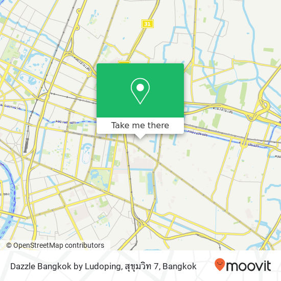 Dazzle Bangkok by Ludoping, สุขุมวิท 7 map