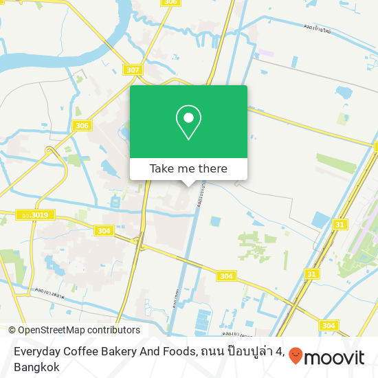 Everyday Coffee Bakery And Foods, ถนน ป๊อบปูล่า 4 map