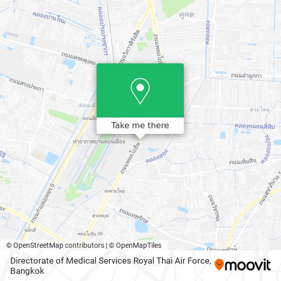 Directorate of Medical Services Royal Thai Air Force map