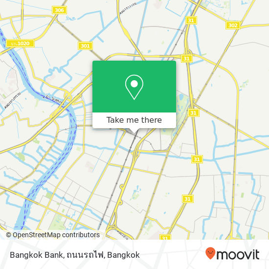 Bangkok Bank, ถนนรถไฟ map