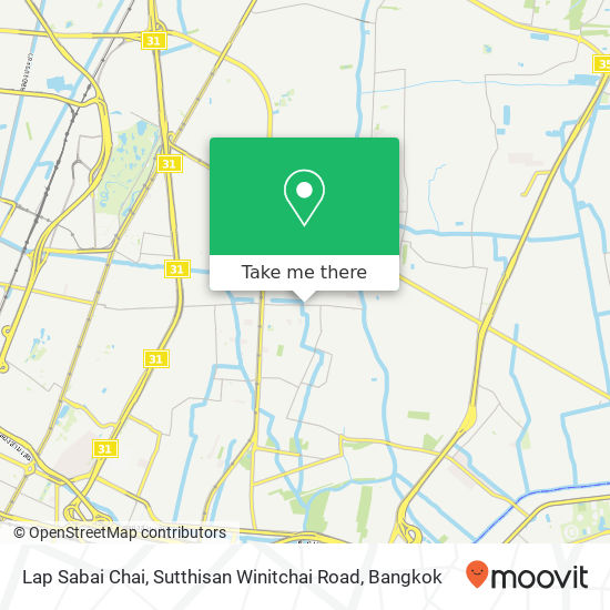 Lap Sabai Chai, Sutthisan Winitchai Road map