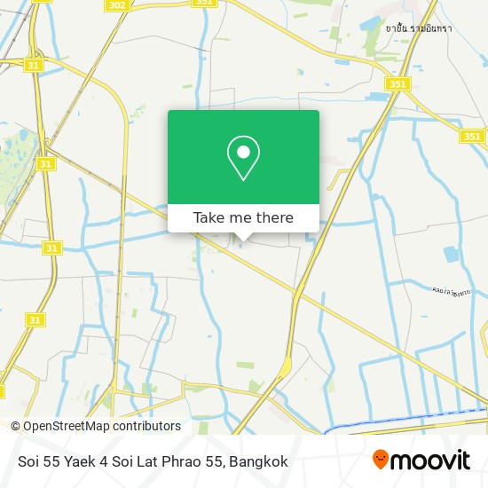 Soi 55 Yaek 4 Soi Lat Phrao 55 map