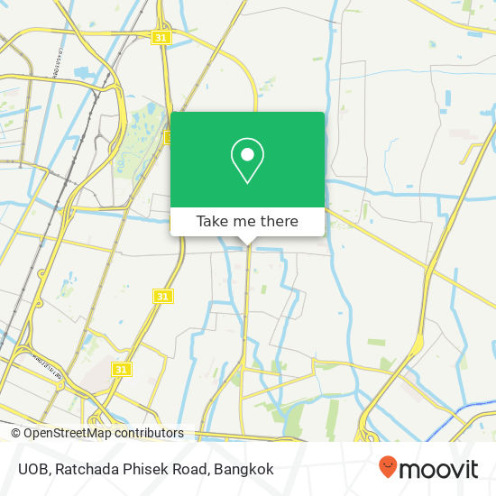 UOB, Ratchada Phisek Road map