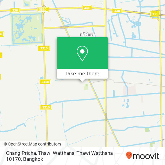 Chang Pricha, Thawi Watthana, Thawi Watthana 10170 map