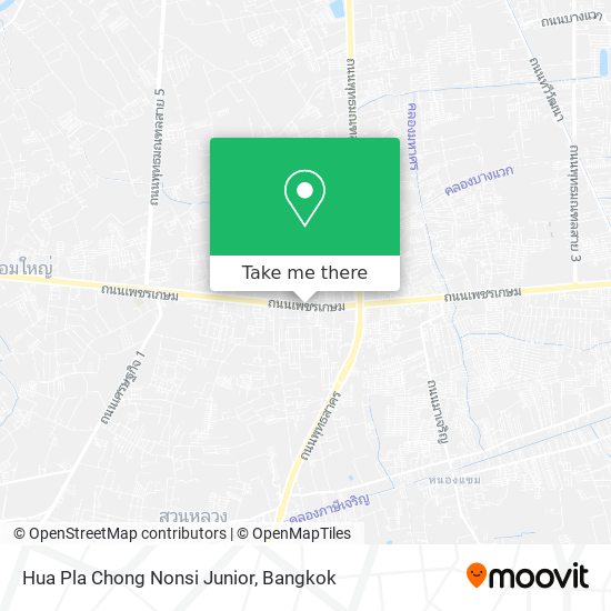 Hua Pla Chong Nonsi Junior map