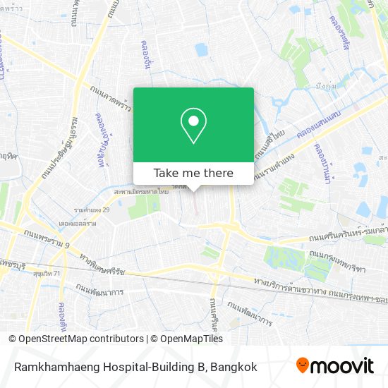 Ramkhamhaeng Hospital-Building B map