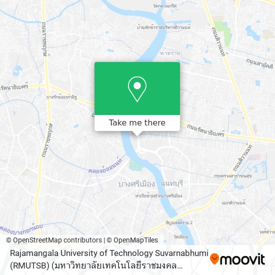 Rajamangala University of Technology Suvarnabhumi (RMUTSB) (มหาวิทยาลัยเทคโนโลยีราชมงคลสุวรรณภูมิ) map