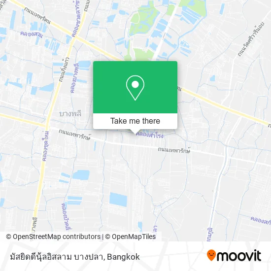 มัสยิดดีนุ้ลอิสลาม บางปลา map