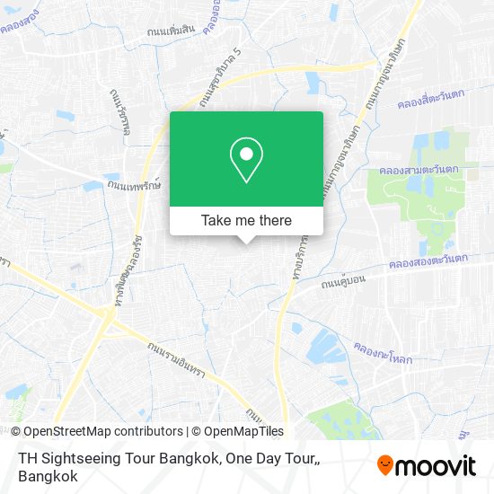 TH Sightseeing Tour Bangkok, One Day Tour, map