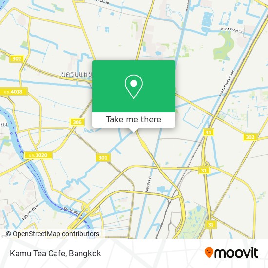 Kamu Tea Cafe map