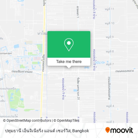 ปทุมธานี เอ็นจิเนียริ่ง แอนด์ เซอร์วิส map