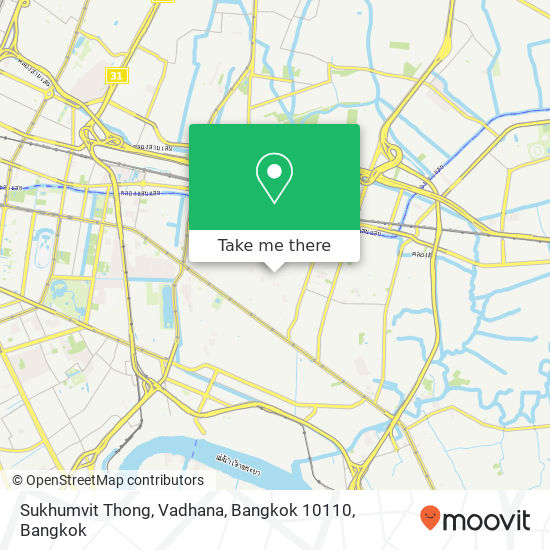 Sukhumvit Thong, Vadhana, Bangkok 10110 map