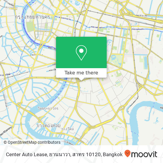 Center Auto Lease, ยานนาวา, สาทร 10120 map