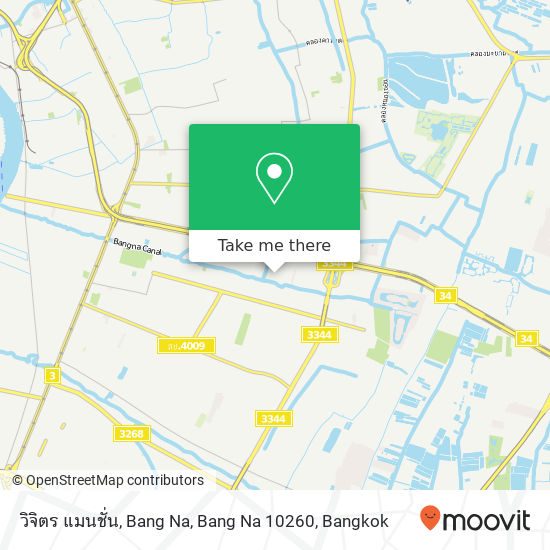 วิจิตร แมนชั่น, Bang Na, Bang Na 10260 map