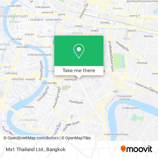 Mx1 Thailand Ltd. map