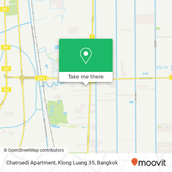Chatruedi Apartment, Klong Luang 35 map
