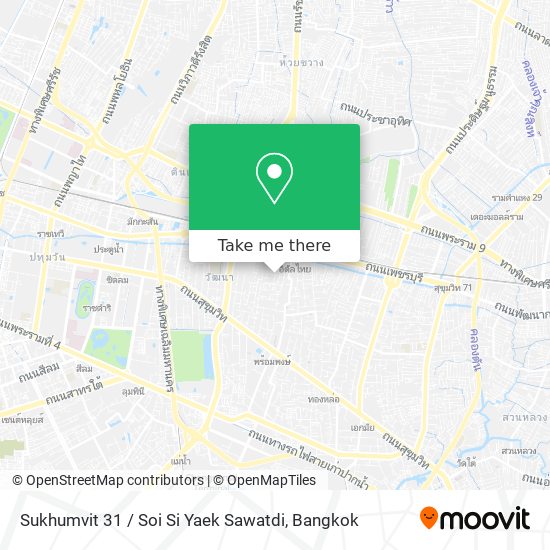 Sukhumvit 31 / Soi Si Yaek Sawatdi map