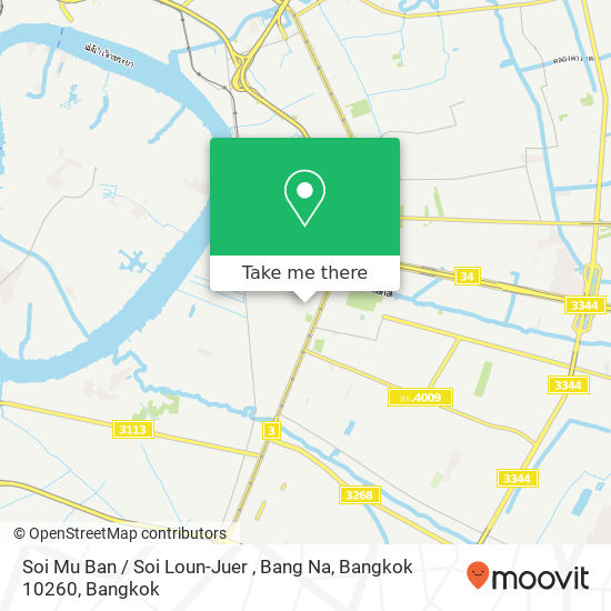 Soi Mu Ban / Soi Loun-Juer , Bang Na, Bangkok 10260 map