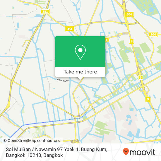 Soi Mu Ban / Nawamin 97 Yaek 1, Bueng Kum, Bangkok 10240 map