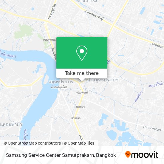 Samsung Service Center Samutprakarn map