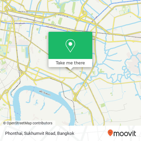 Phonthai, Sukhumvit Road map