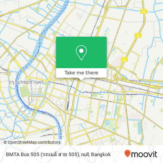 BMTA Bus 505 (รถเมล์ สาย 505), null map