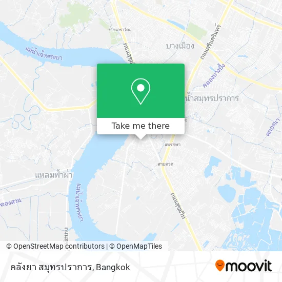 คลังยา สมุทรปราการ map