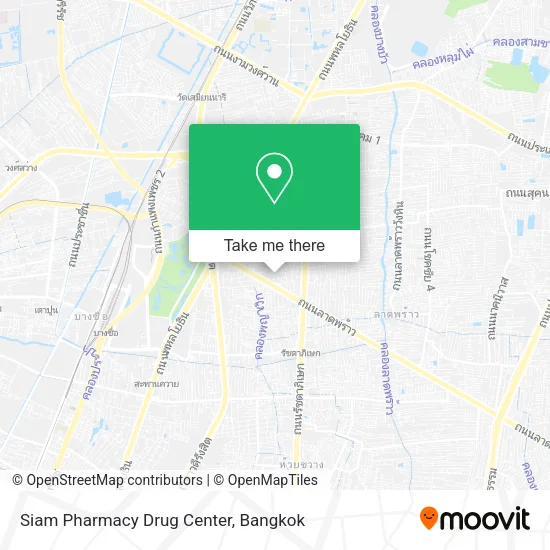 Siam Pharmacy Drug Center map