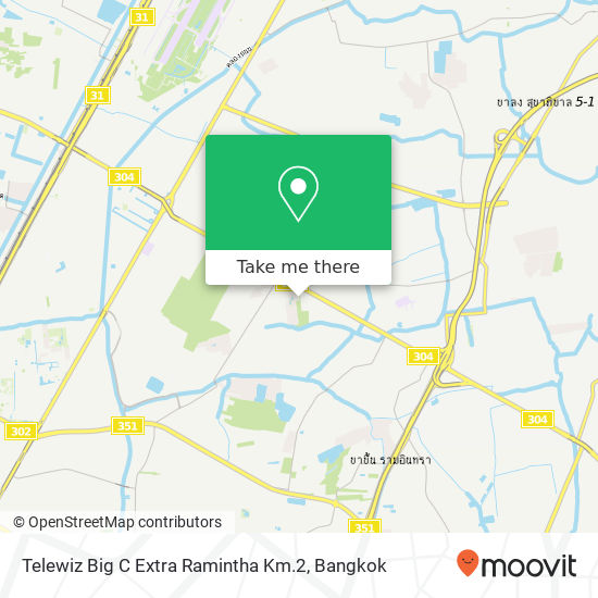 Telewiz Big C Extra Ramintha Km.2 map