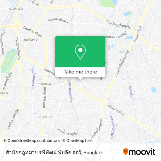 สำนักกฎหมาย รพีพัฒน์ พับลิค ลอว์ map